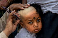 Head Shaving for a Young Girl